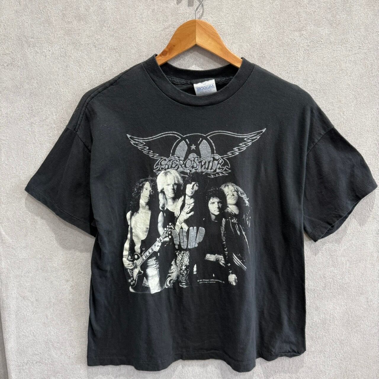 AERO SMITH バンドTシャツ ブラック XL 80年代 古着 80s Aero smith 