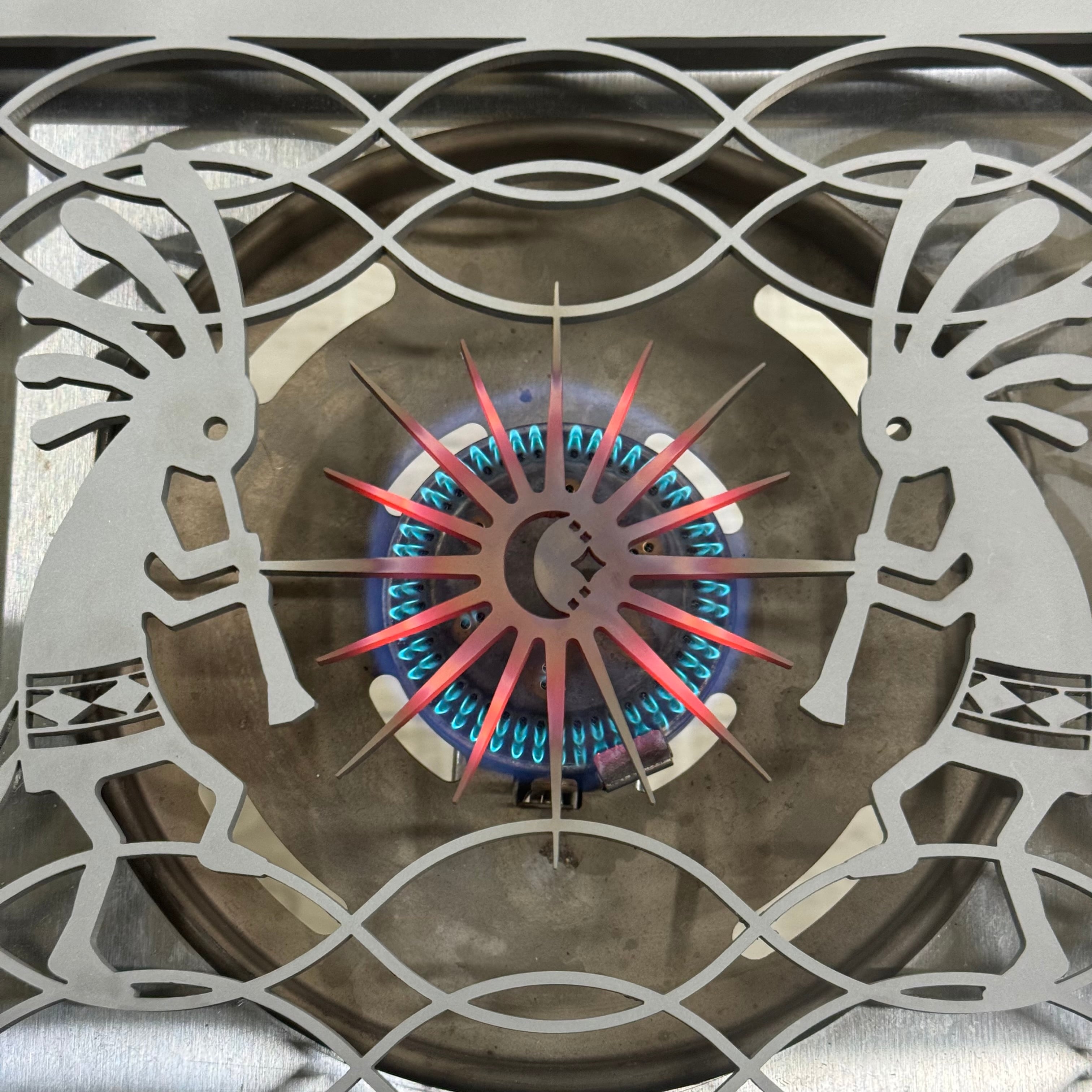 フラットバーナー　ウォンキーキャンプ五徳　専用ケースセット 拡張できるフラットバーナーケース】 フラットバーナー本体の他に