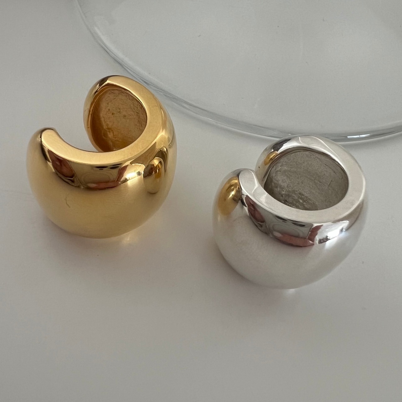 S925 Fat volume ear cuff