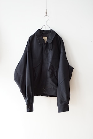 ANTHEM A -WOOL CASHMERE POPLIN MELTON POCKET BLOUSON- / A26AW0277B / アンセムエー ウールカシミア ポプリンメルトン ブルゾン