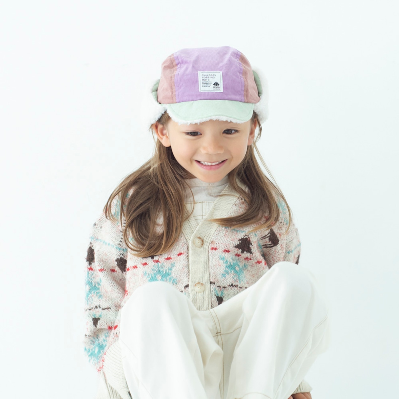 パイロットキャップ【マルチミントグリーン】54cm 全8色 推奨年齢3歳〜7歳