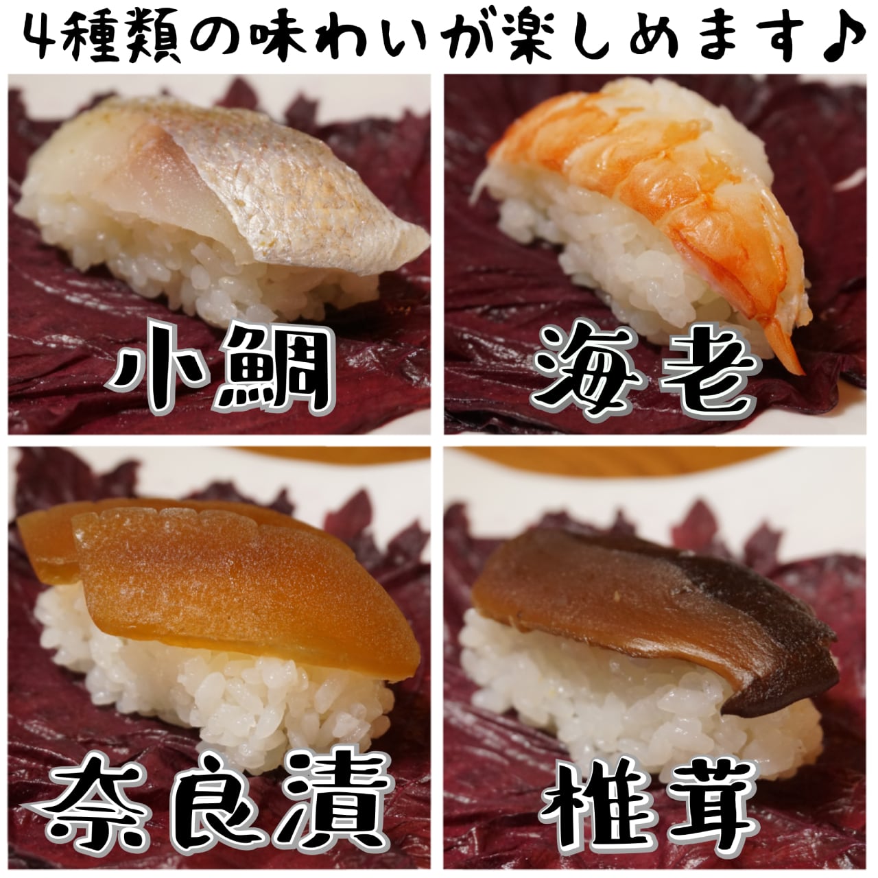 しそ兵衛鮨-4人前（贈答用折箱入り） ～老舗寿司屋のオリジナル寿司