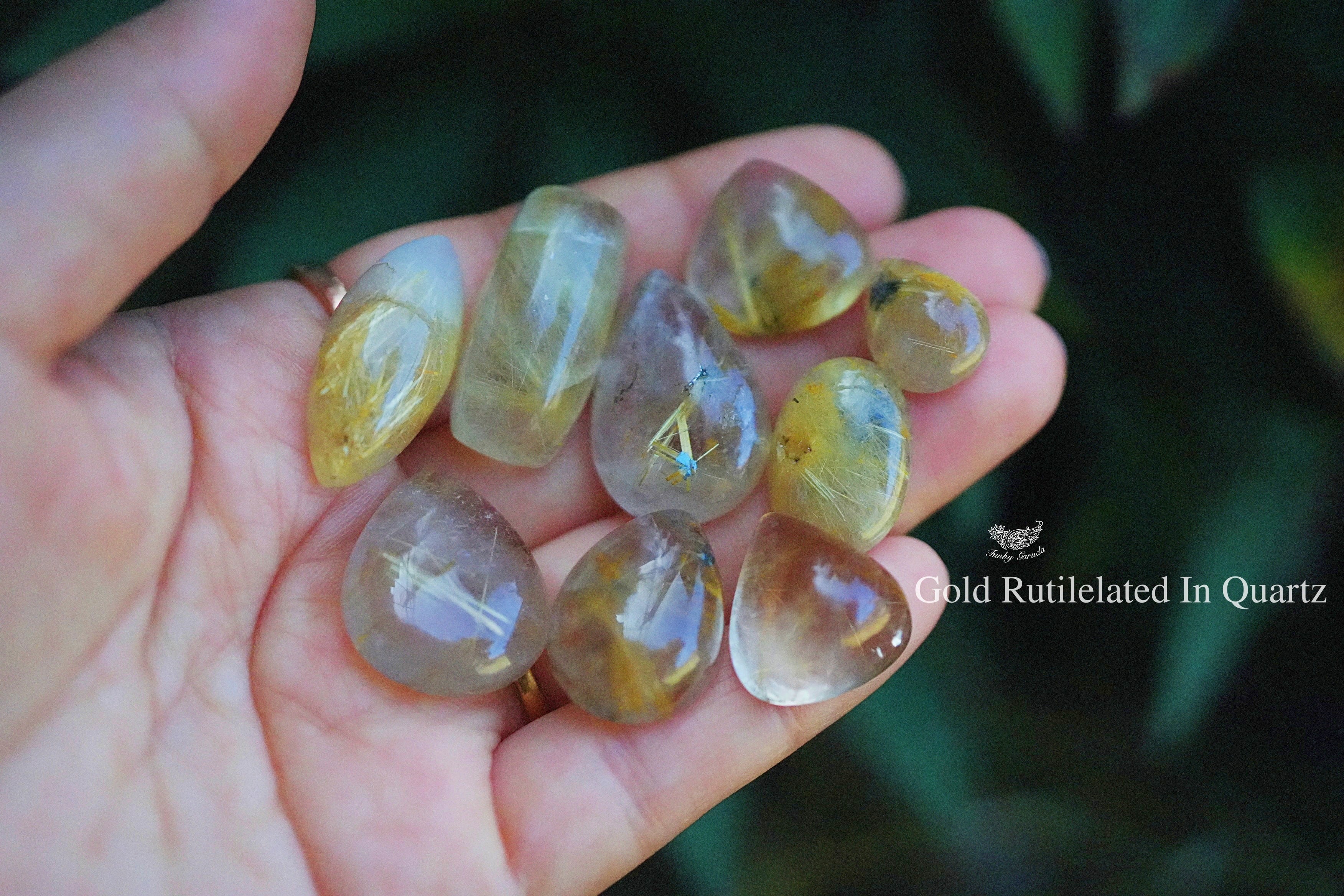 ゴールドルチルインクォーツ☆s1036 | Funky garuda Stone (ファンキー