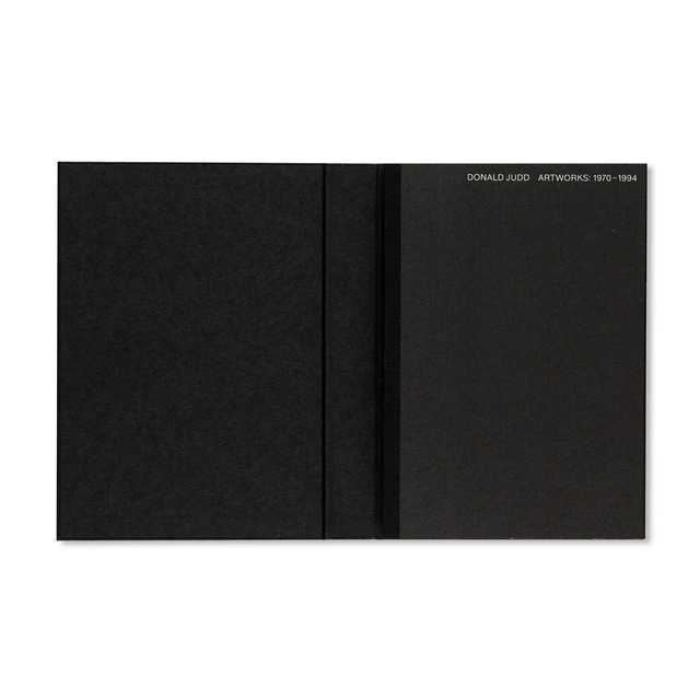 Donald Judd: Artworks 1970-1994