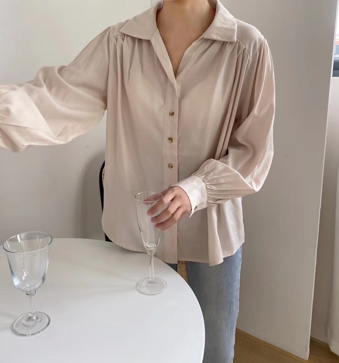 ボリュームスリーブ　ブラウス　AJ2205-601