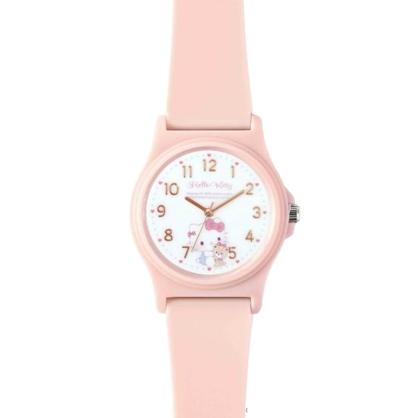 Field work フィールドワーク サンリオ キャラクターウォッチ パステルPVC ハローキティ ピンク キッズ腕時計 SNR002-1