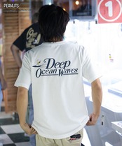 【#Re:room】#Re:room PEANUTS DEEP OCEAN WAVES  T-shirts［REC693］