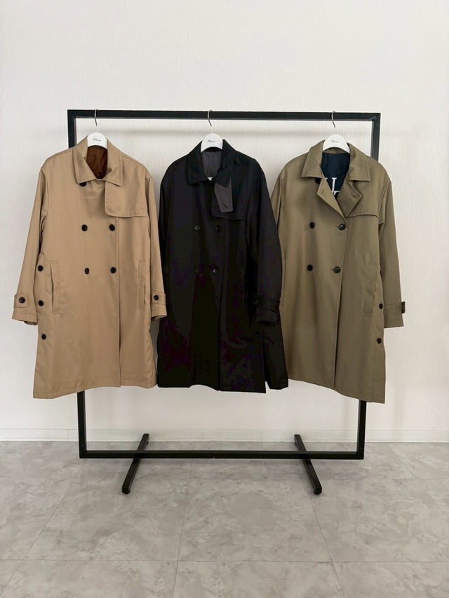 【ご予約】BO26-701C Down-Lined Wide Trench Coat【boutique  ordinary】