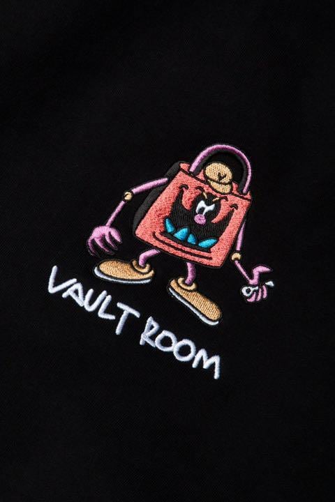 vaultroom LUMINOUS LOGO HOODIE BLK