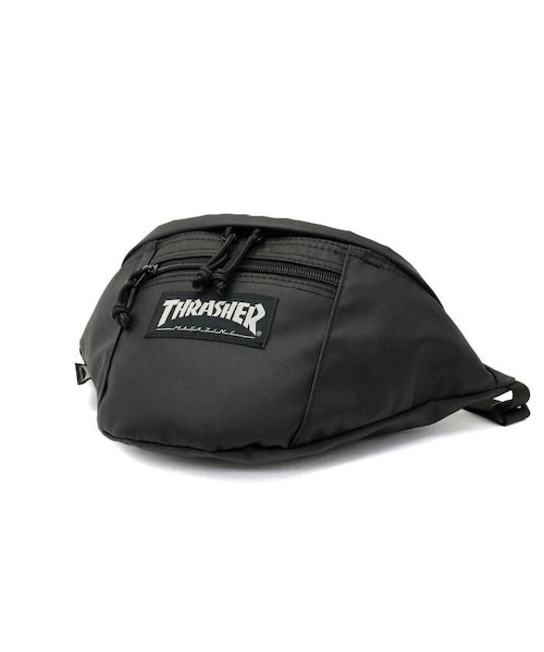 THRASHER (スラッシャー)  ウエストバッグ  ショルダー 防水 ブラック/マグロゴ  THRPN-3900