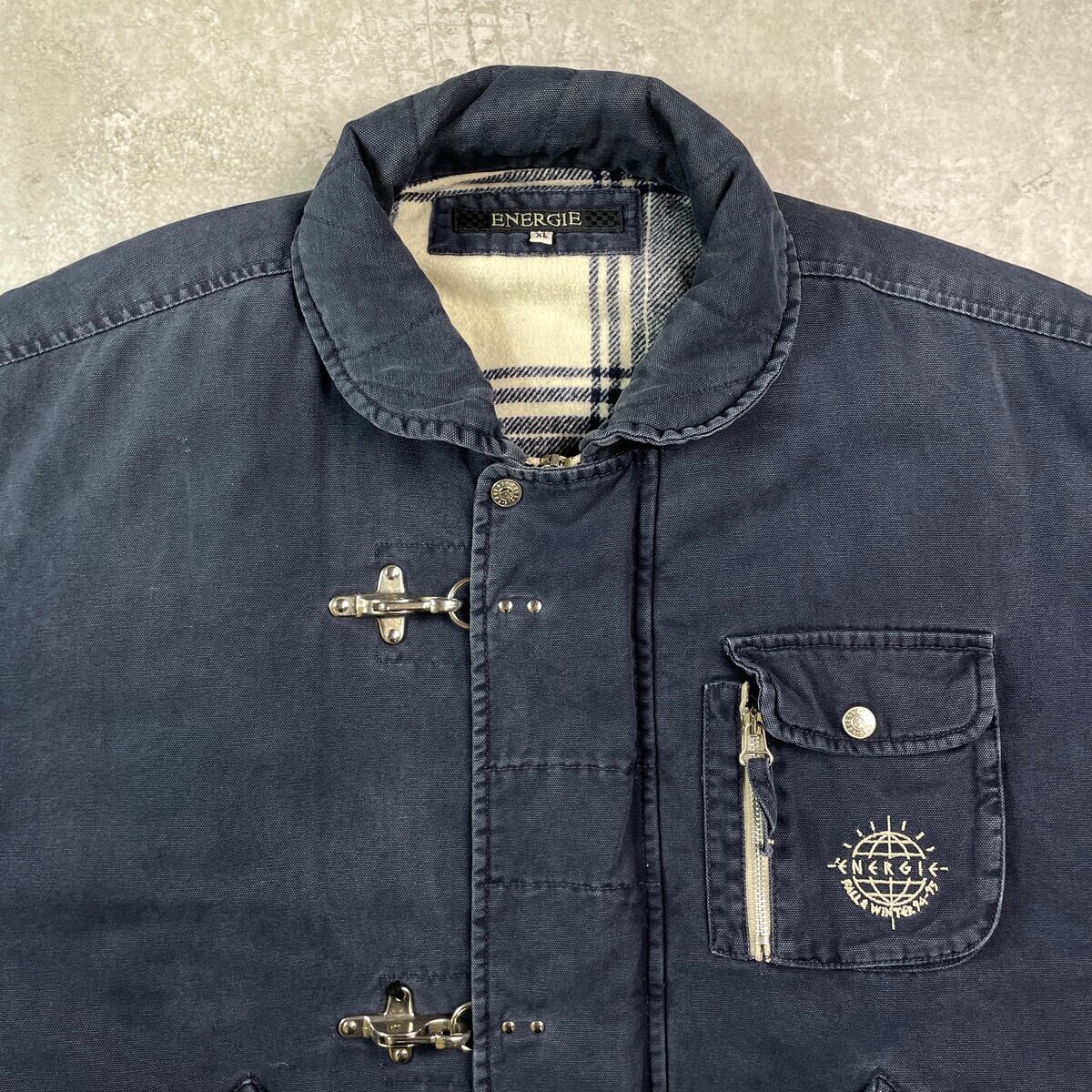 00年代 イタリア製 ENERGIE ダック地 コットンファイヤーマン