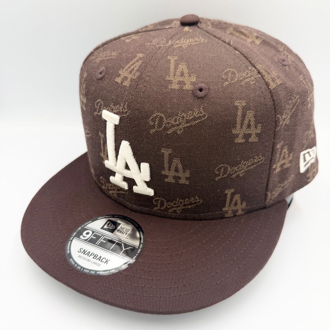 NEW ERA 9FIFTY/950 MLB Jacquard ロサンゼルス・ドジャース ブラウン