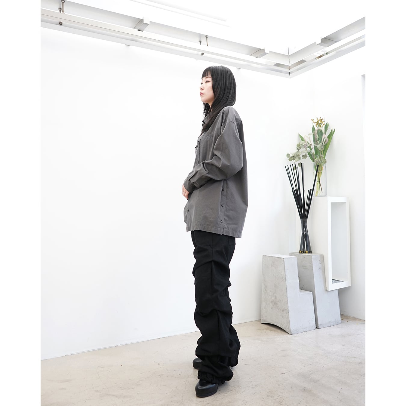 The Viridi-anne] (ザヴィリディアン) VI-3913-02 WASHED ZIP POCKET