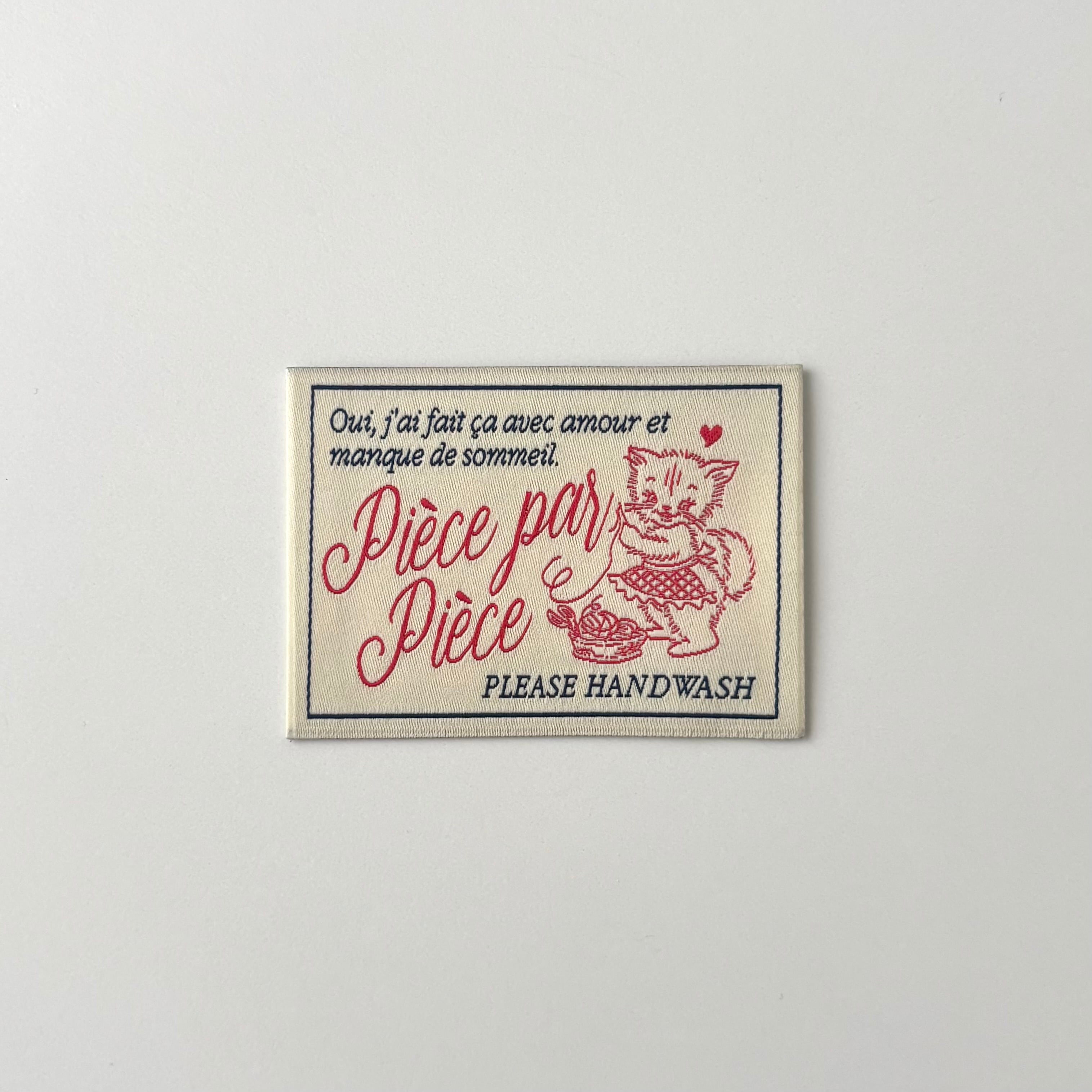 handmade tag cat② / 1個売り