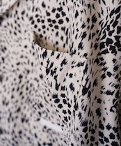 【#Re:room】LEOPARD OPEN COLLAR LONG SLEEVE SHIRTS［RES091］