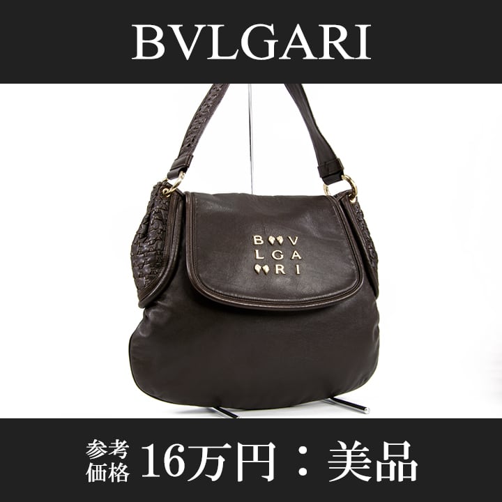 全額返金保証・送料無料・美品】BVLGARI・ブルガリ・ショルダーバッグ