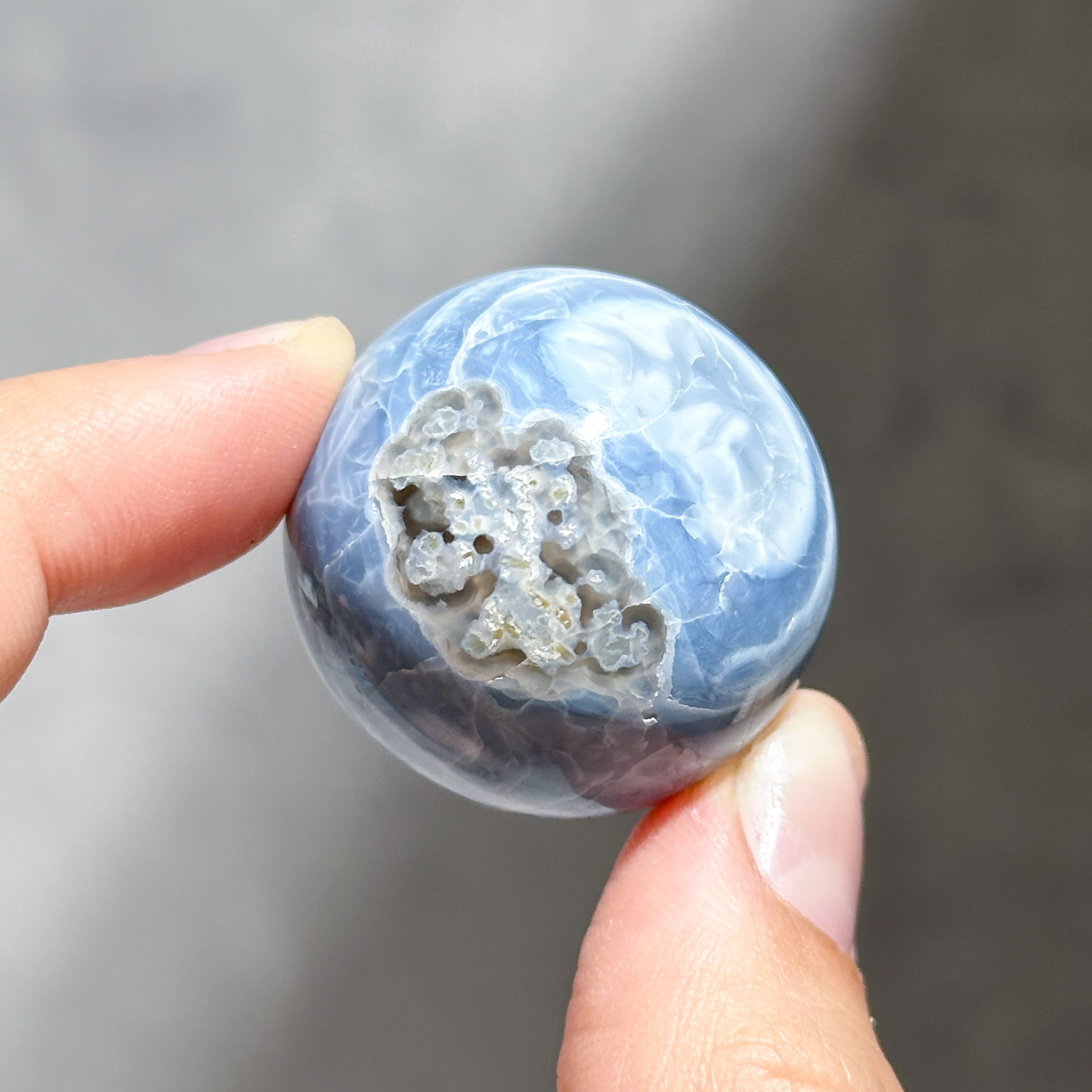 ブルーオパール スフィア11◇ Blue Opal ◇ 天然石・鉱物