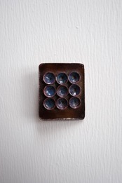 Octopus suckers relief brooch