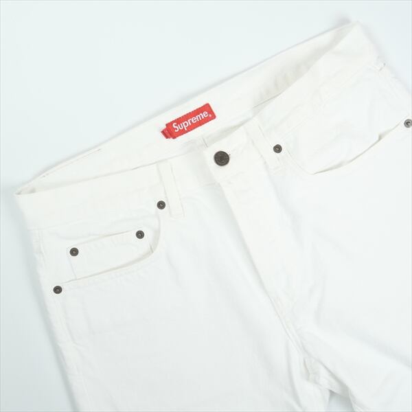 Size【W32】 SUPREME シュプリーム Slim Jean White デニムパンツ 白
