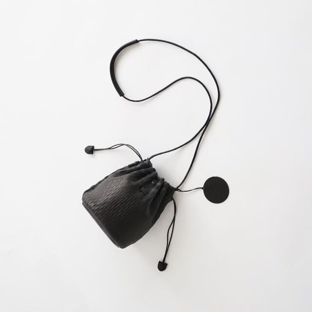 irose(イロセ) / net bucket mini bag / BAG-N07 / BLACK