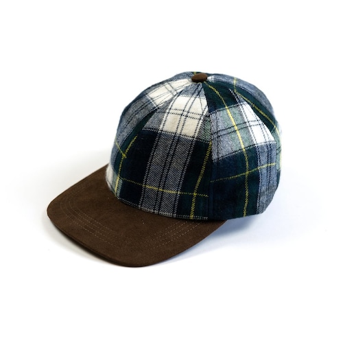 PLAID HUNTING CAP - BLUE