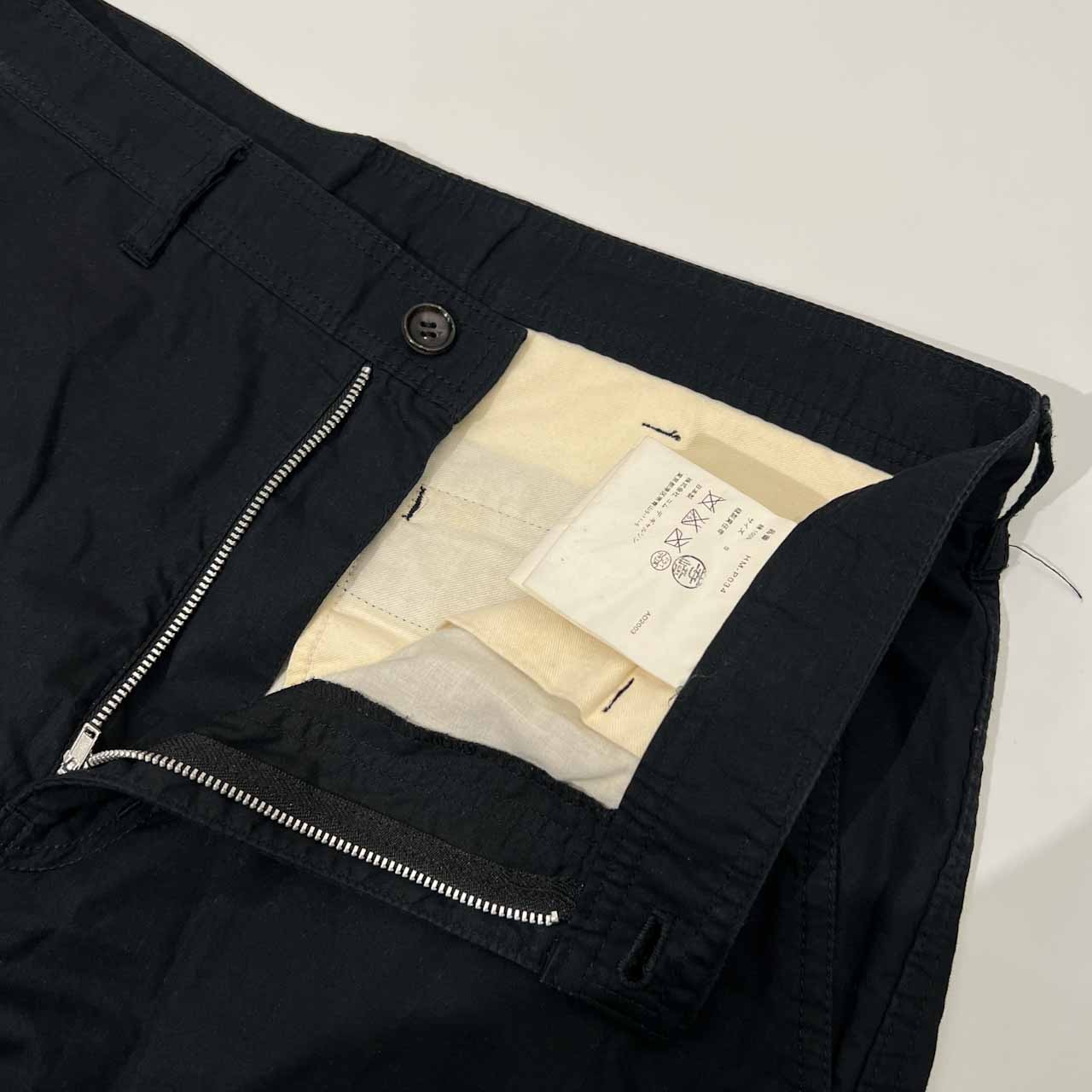 COMME des GARCONS HOMME コムデギャルソン オム コットン テーパード パンツ S /メンズ/ブラック/AD2003