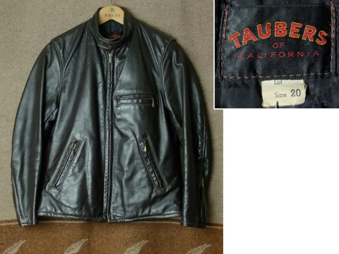 60s～ TAUBERS OF CALIFORNIA Motorcycle Leather Jacket | Pay ID