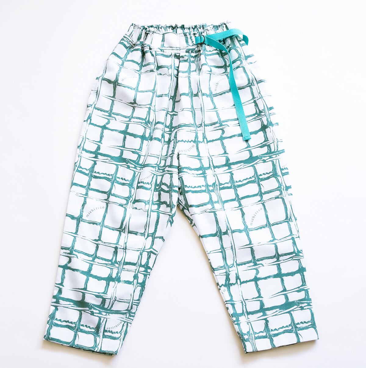 Chocolate check pants kids XXL(140-150) / Ivory