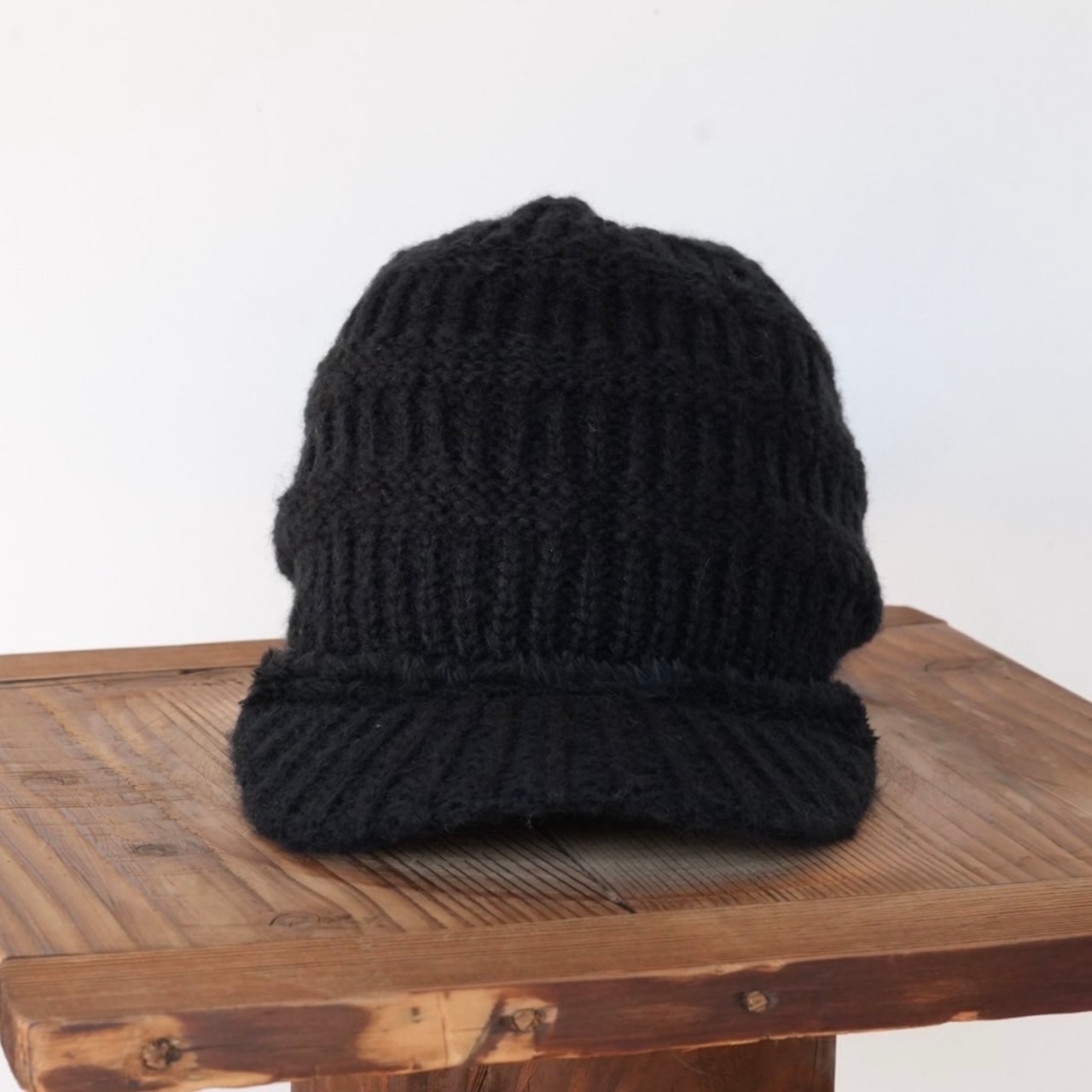 【gifthatオリジナル】モヘアタッチ裏ボアキャスケット