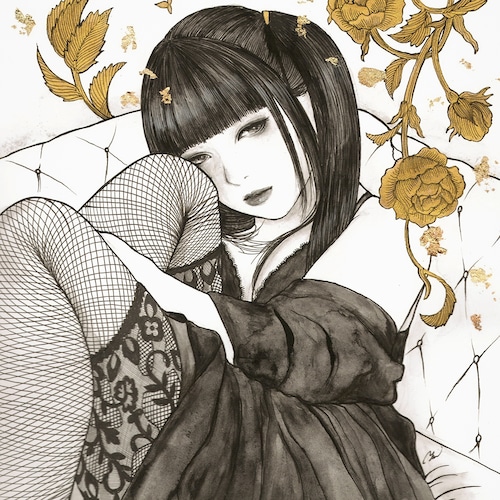 Drawing「花のワルツ  （Waltz of the Flowers）」