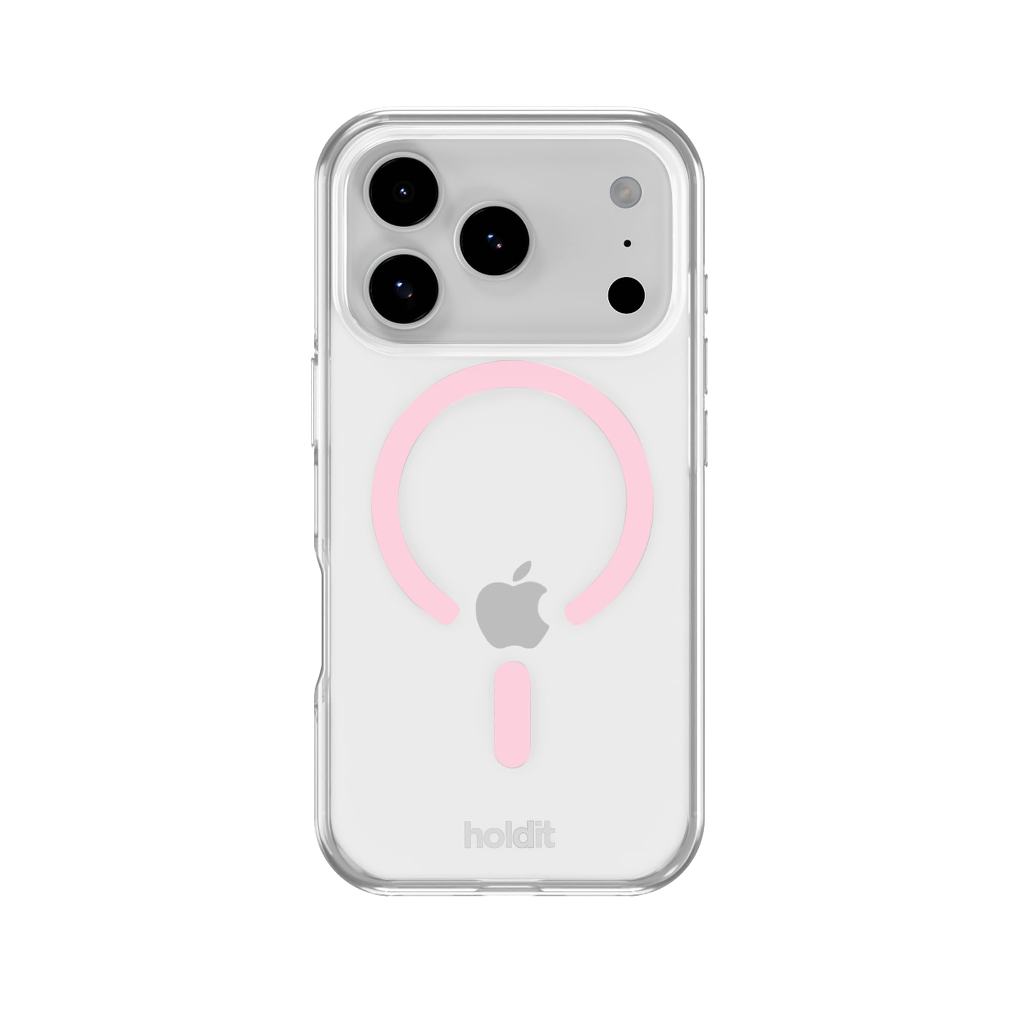 Holdit ブランド iPhone 18 Pro iPhone 17 Pro ケース MagSafe 対応 (パステルピンク) カバー スマホ iPhone18Pro iPhone17Pro MagSafe対応 耐衝撃 クリアケース マグネット 搭載 透明 ピンク