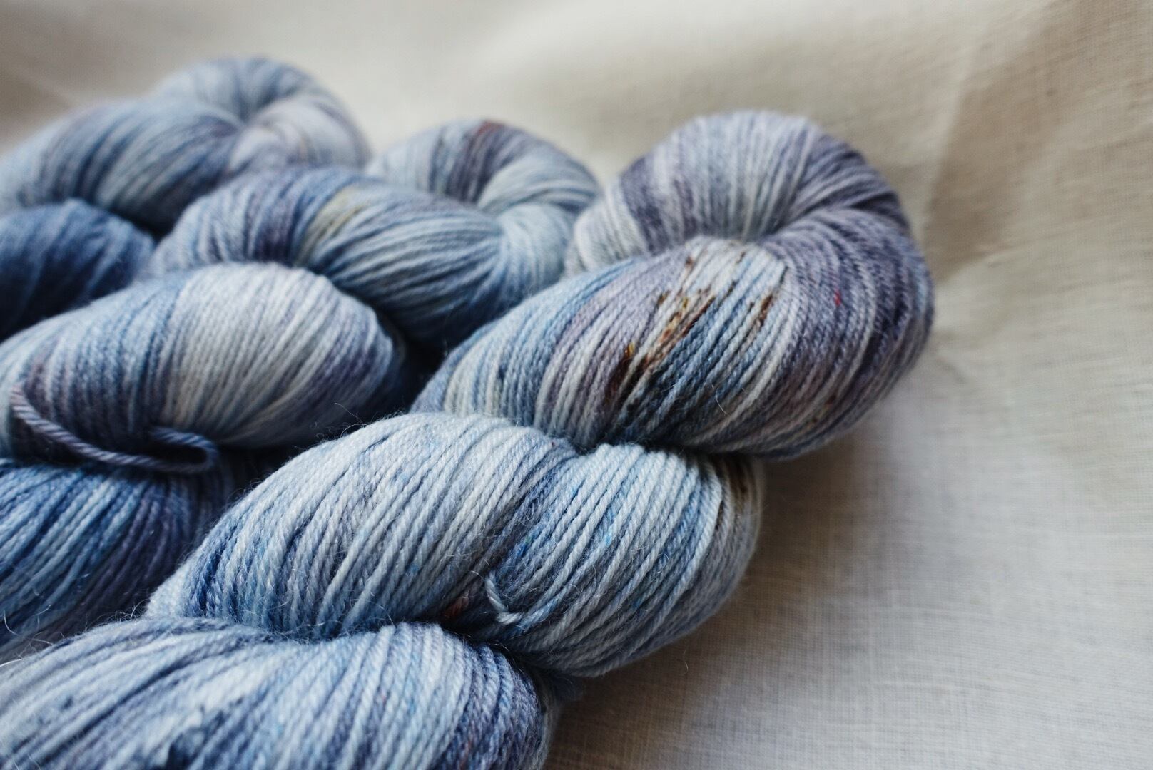 手染め糸]Premium Silk+Wool Sock_Spring Water | 手染め毛糸のYaoskep