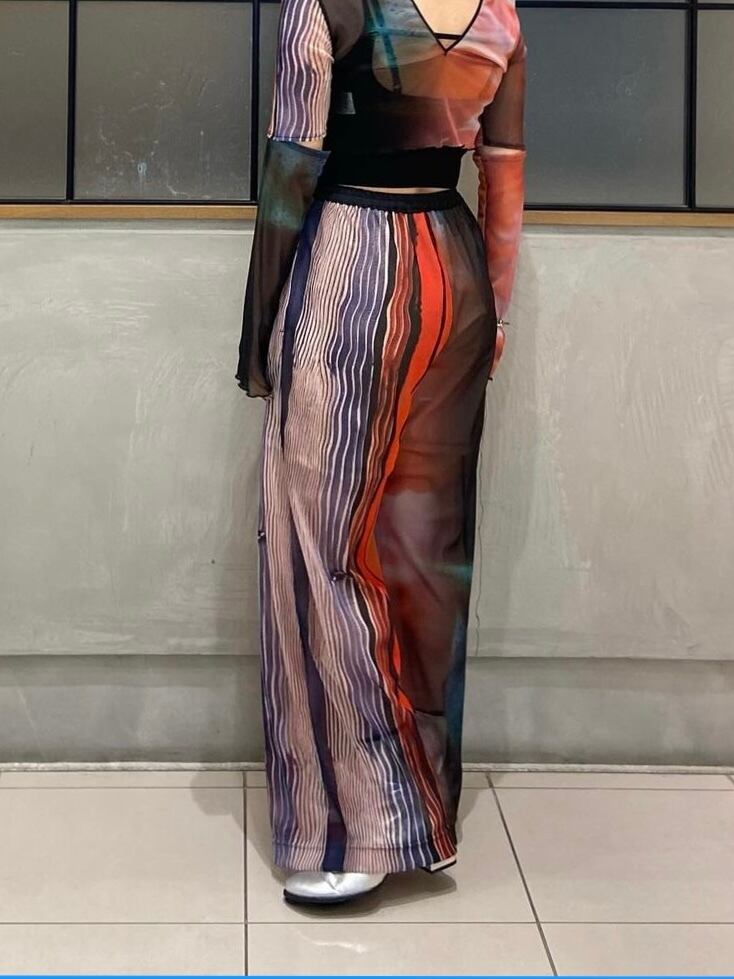 24SS】MUKASA ムカサ/ mesh sheer pants | TRENTオンラインショップ 