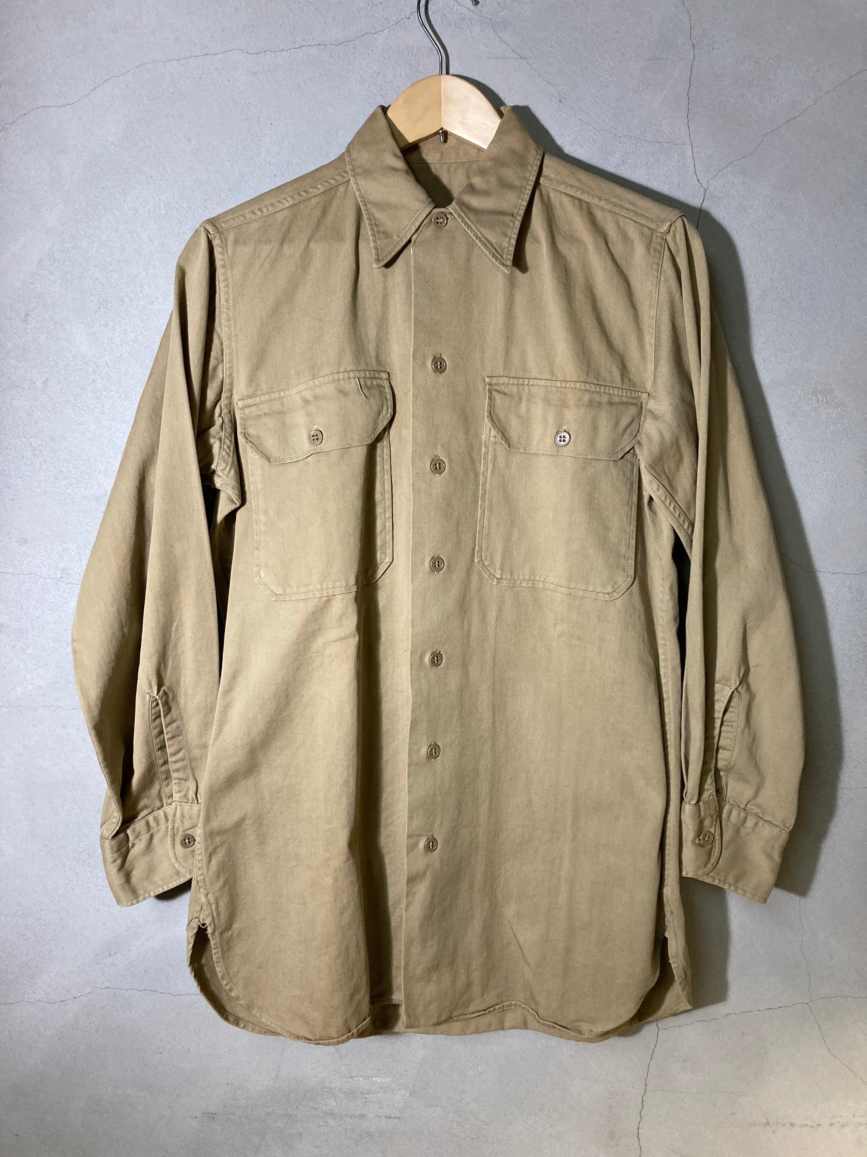 50s VINTAGE WORK SHIRT  (beady clothing)