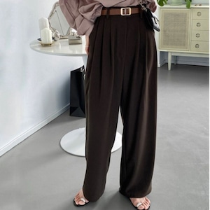 Loose silhouette pants KRE1013