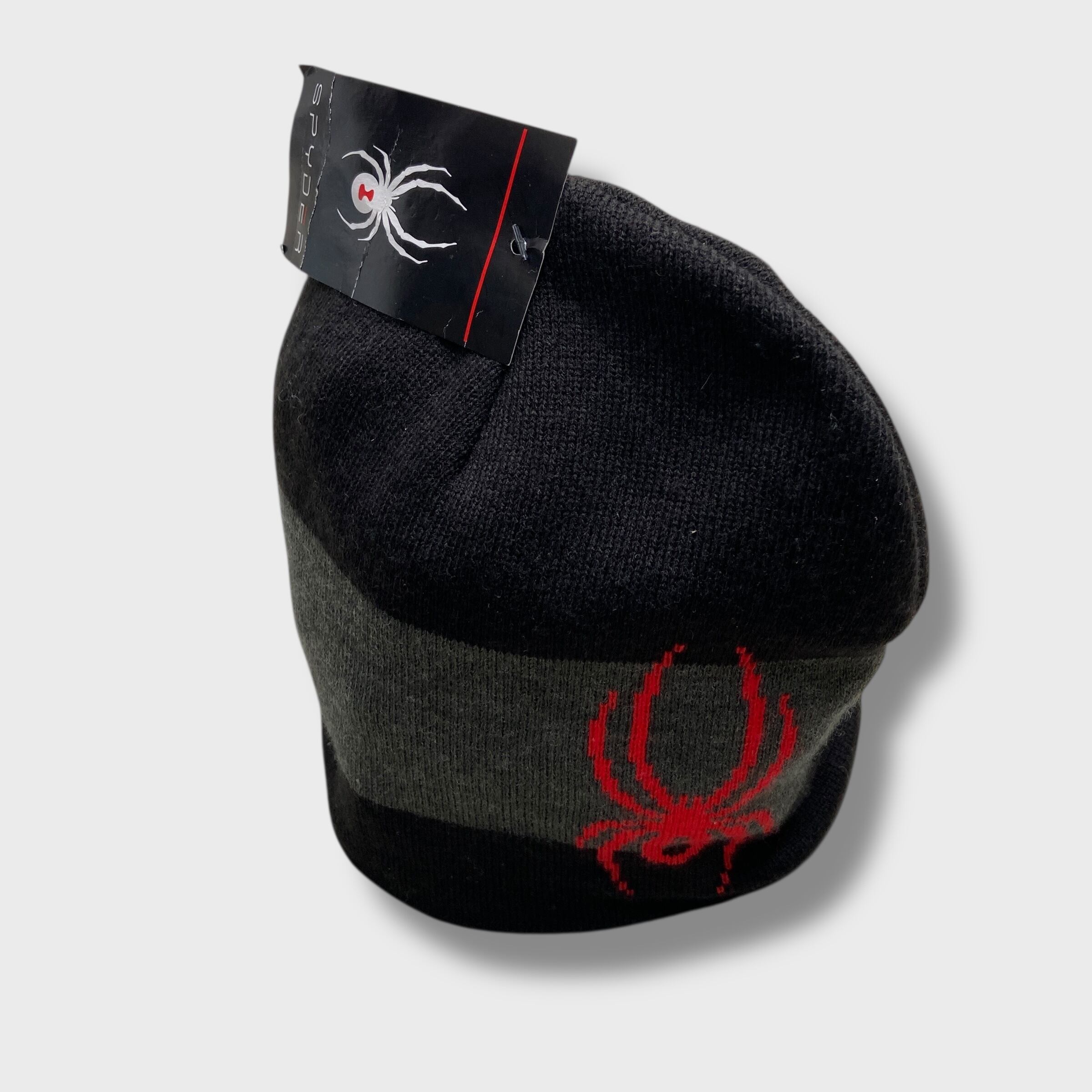 fuckthisindustry スパイダービーニー Sp5der Fuzzy Logo Mohair Beanie Black Men's - FW24 - US