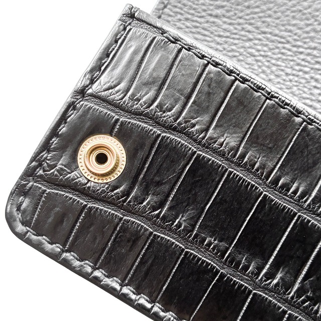 mini Trucker Wallet (Nebraska×Porosus)