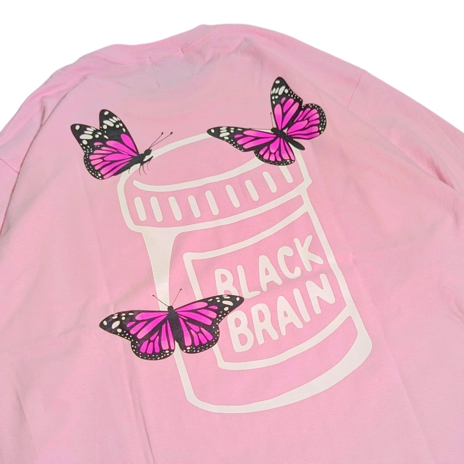Butterflies LS Tee | BLACK BRAIN