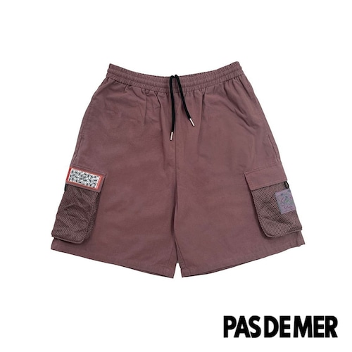 【PAS DE MER/パドゥメ】CATERPILLAR SHORTS ショートパンツ / WINE / SS26-14029