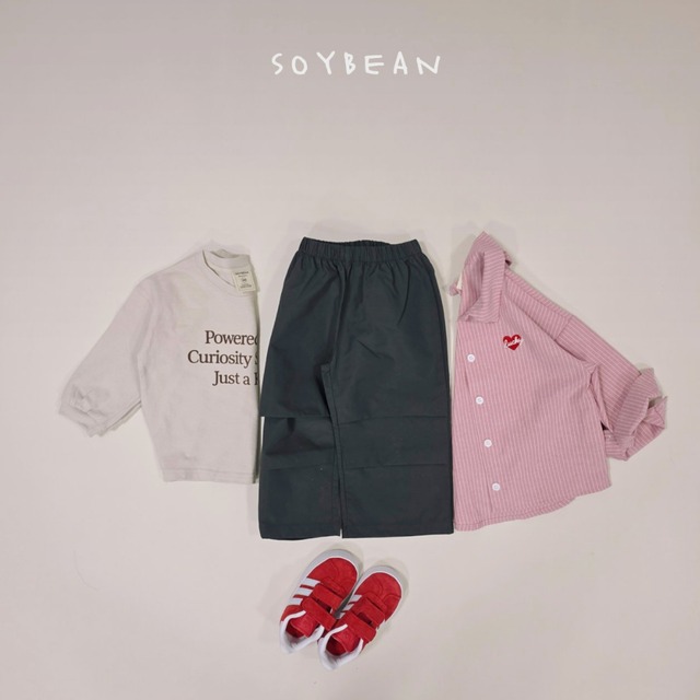 《送料無料》予約:ハートボクシーシャツ【soybean】※ジュニアサイズ