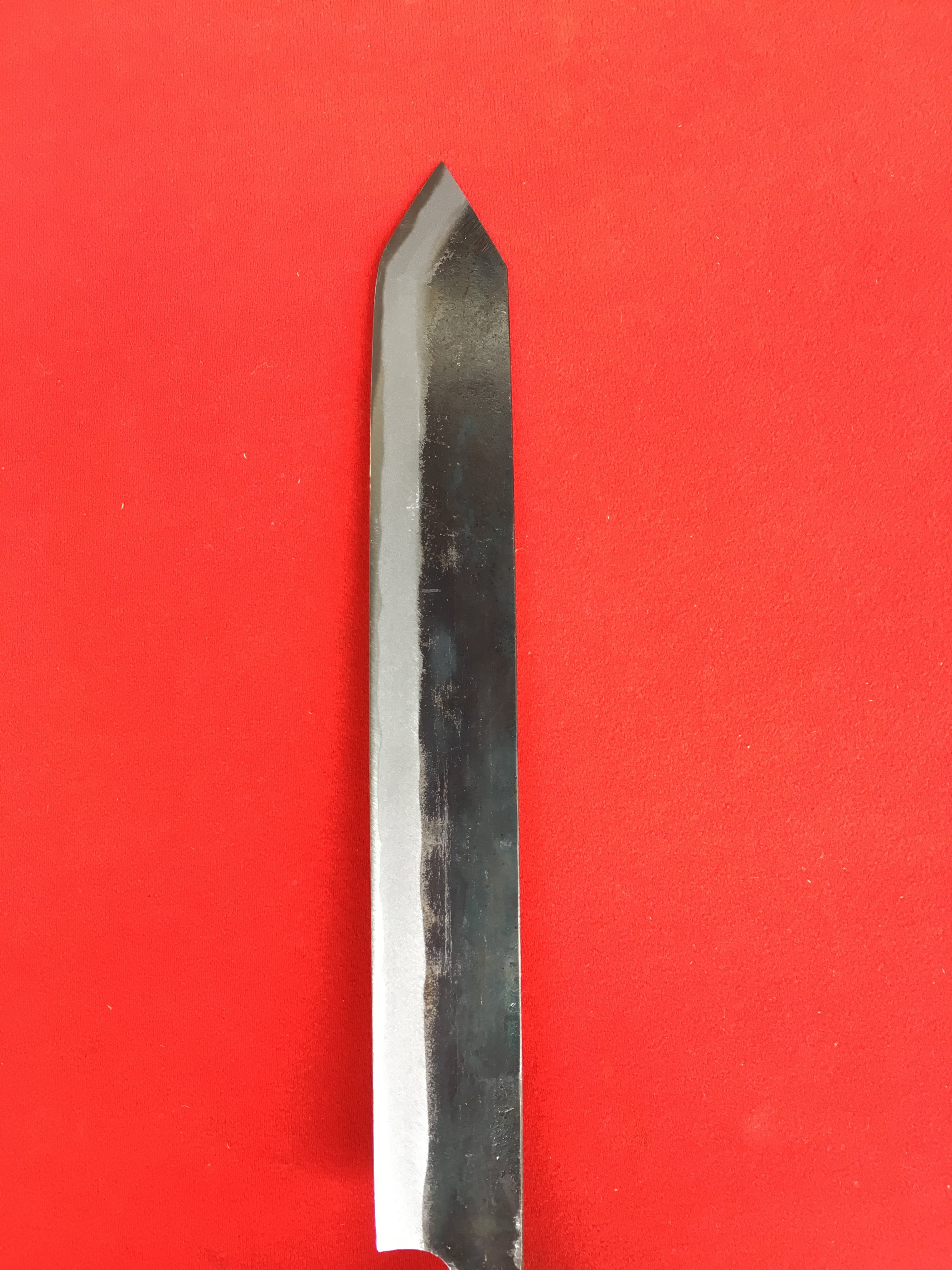 カツオ包丁 両刃 8寸 | 龍河洞の土佐打刃物・土佐壺屋 オンラインショップ