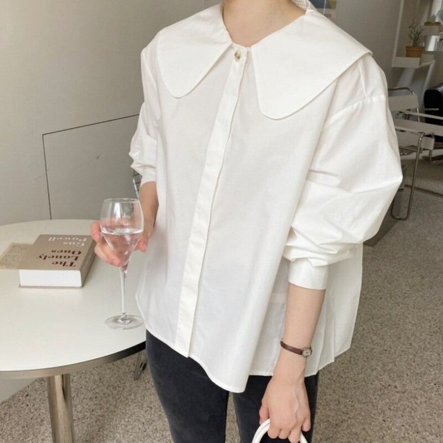 back pleat design shirt m0025