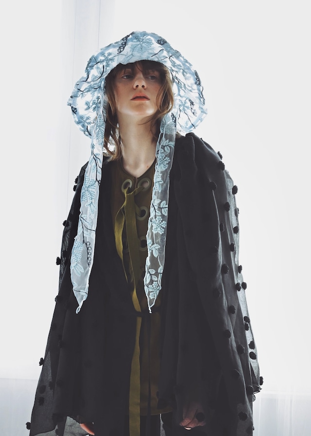 Ammi Vine | Embroidred Lace Veil Hat