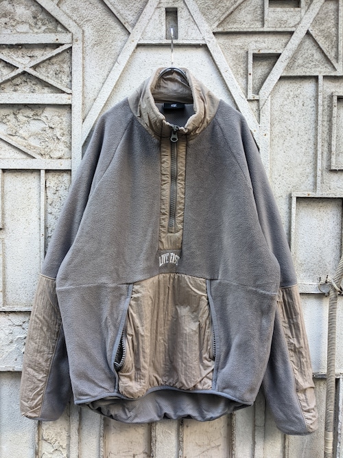 "TECH" half zip fleece jacket