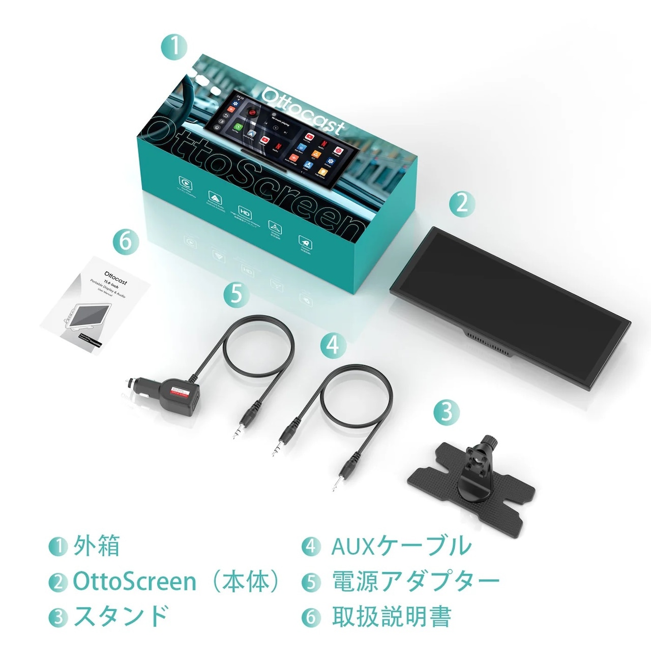 ScreenFlow（11.4インチ高解像度タッチパネル・全車種対応）