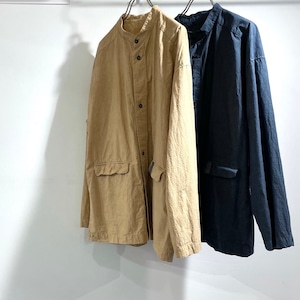 YOKO SAKAMOTO【ヨーコサカモト】COTTON LINEN OVERDYE + BOUYEI ETHINC MINORITRES SPECIAL VINTAGE SUIT SHIRT