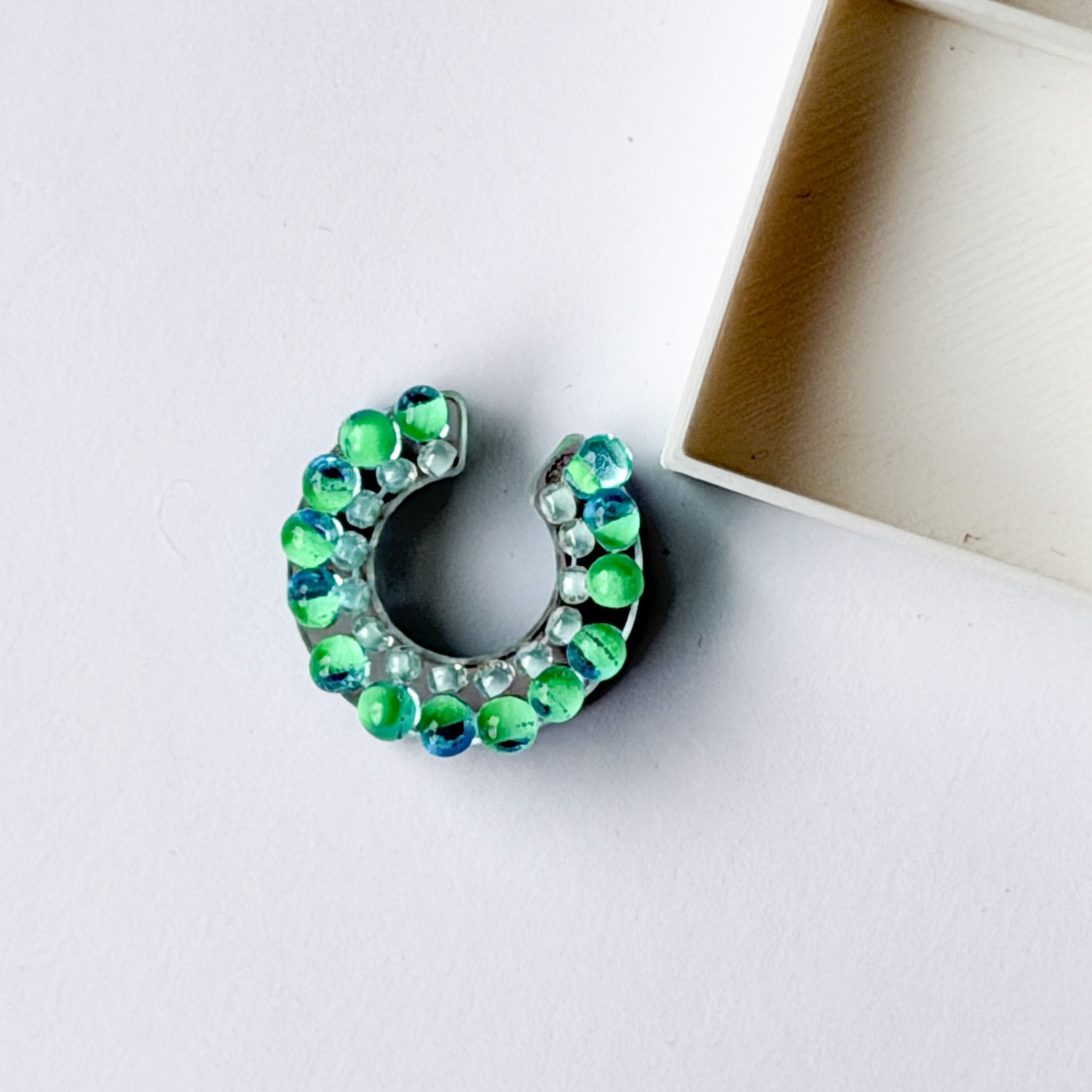 puzzle ring ear cuff 'bicolor' [10]