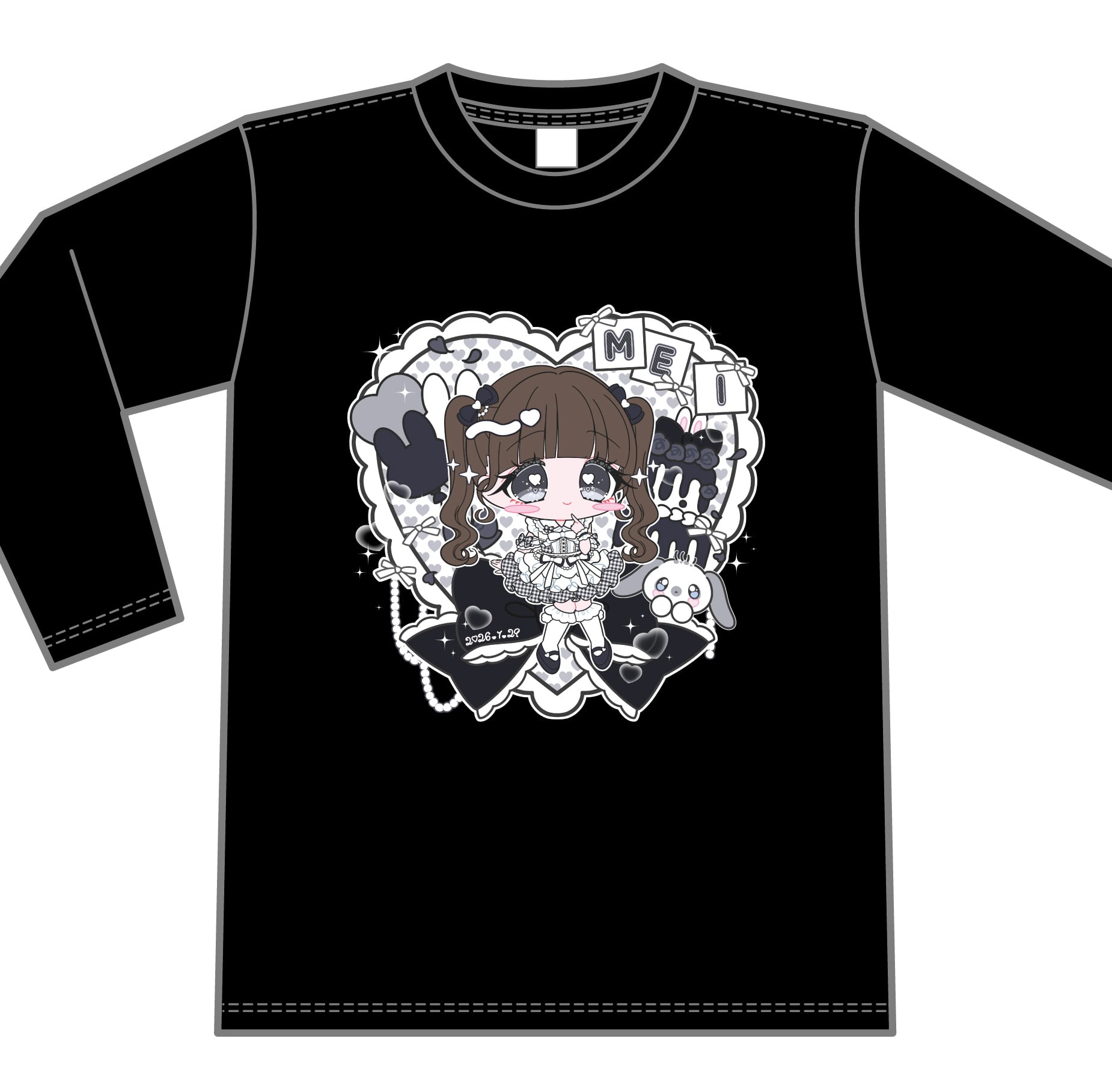 思い出とプレゼント 【日南もえ】 生誕Tシャツ M〜XLサイズ | 生誕T