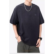 ラウンドネックシンプルTシャツ A4270