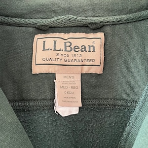 【L.L.Bean】ハーフジップ スウェット 無地 グッドカラー M エルエルビーン アメリカ古着